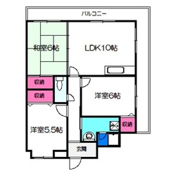 カワデンセントリックハイツの物件間取画像